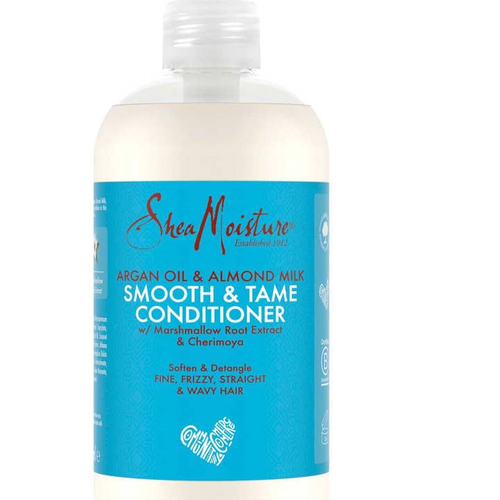 SheaMoisture Argan Oil & Almond Milk Smooth & Tame Conditioner 384ml for wholesale by Beauty Goddess