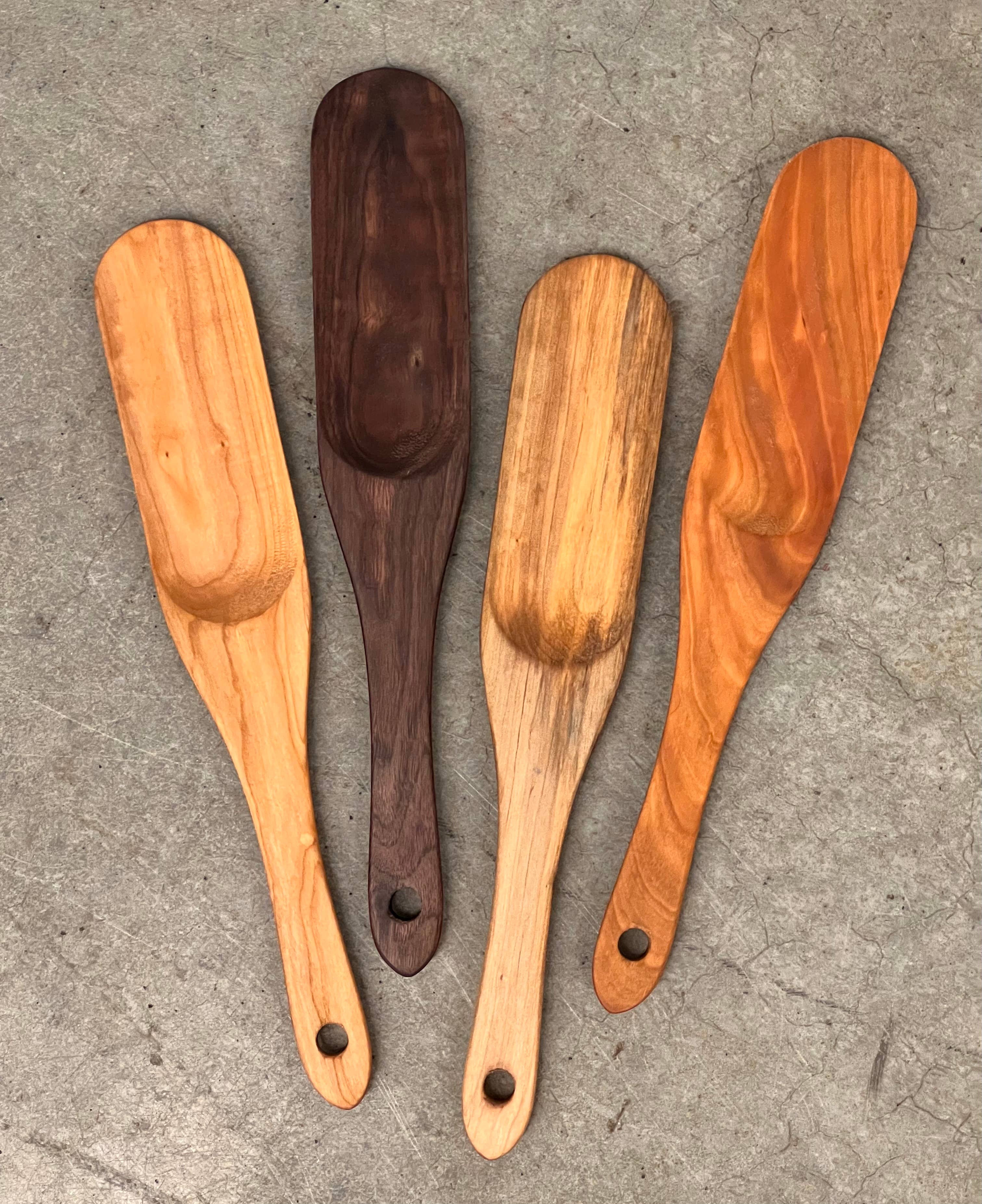 THE RILEY/LAND COLLECTION - Wholesale Spatula/Turner - LARGE SPOONULA | HANDMADE WOOD KITCHEN TOOL | 15"