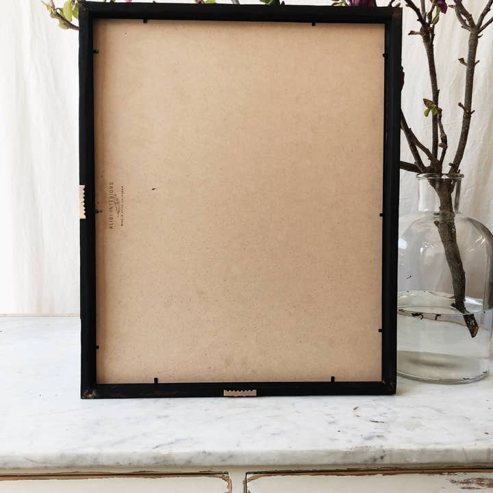 Alibi Interiors - Wholesale Picture frame - Reclaimed Wood Picture Frame 16x20 Black Soot Frame3