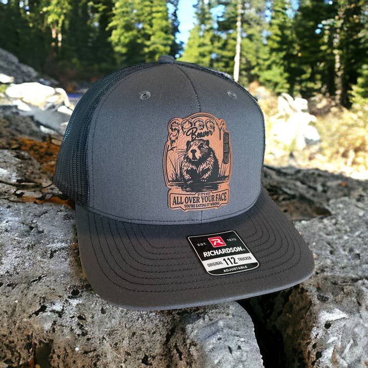 BUBBLEHEAD INK - Wholesale Trucker Hat - Unisex - Soggy Beaver BBQ Funny Richardson 112 Trucker Hat