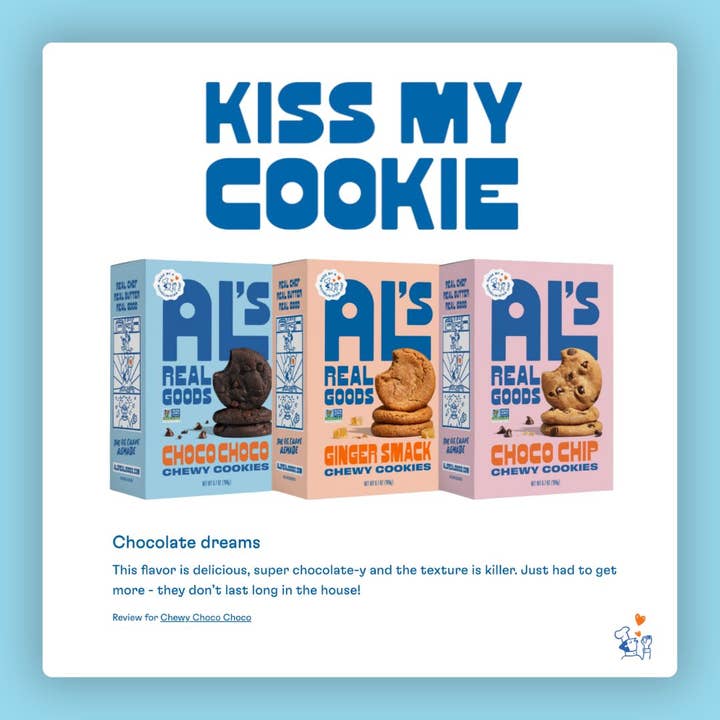 AL's Real Goods - Wholesale Cookie - Chewy Choco Choco Cookies | 6ct | 6.7oz | Michelin, Non-GMO7
