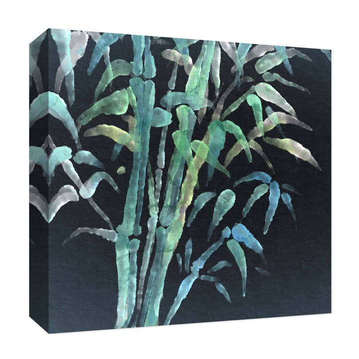 Aquarela Green Ii Décoration murale sur toile 22 x 22 po pour la vente par PTM Images