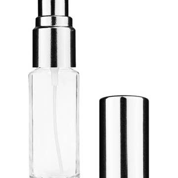 Best Bottles - Wholesale Atomizer Bottle - Cylinder Clear Bottle with Sprayer-5ml (Multiple Cap Colors)14