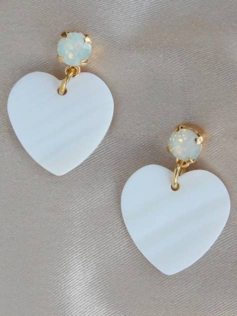 Dangle Heart Earrings: Valentine's Day / Bachelorette Party for wholesale by TrendingAbove Jewelry