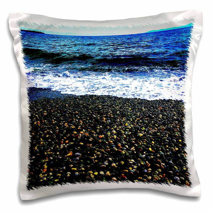 3dRose, BEAUTIFUL PEBBLE BEACH PHOTO, Pillow Case for wholesale by 3dRose