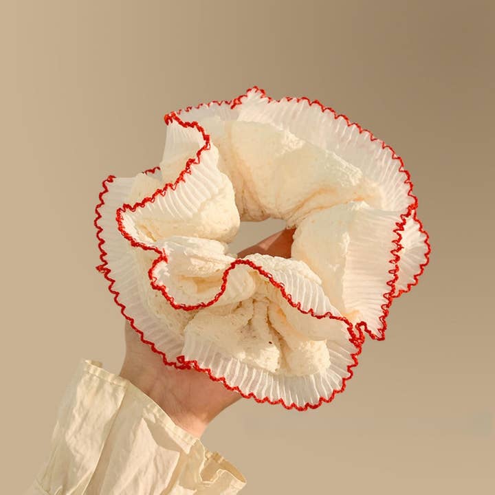 WEST AUSSIE SUPPLIES - Wholesale Scrunchie - Women's - GIFTY - Ruffled Lace Scrunchie