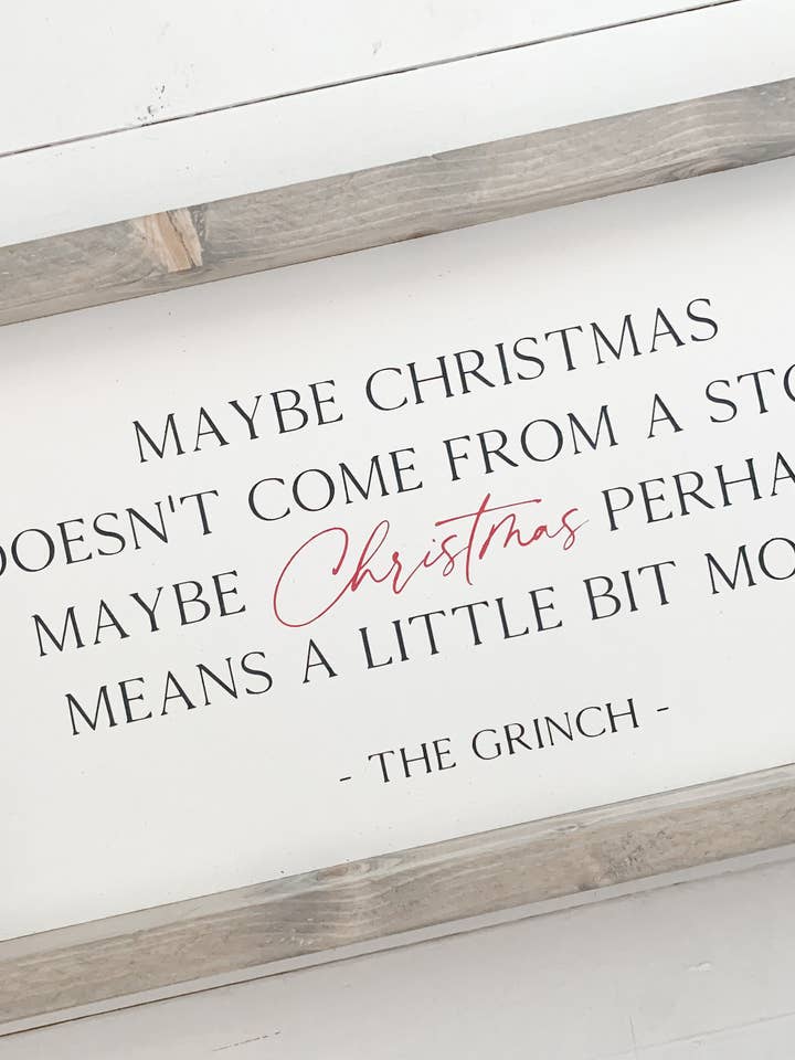 Maybe Christmas-Grinch for wholesale by Ashwood Designs