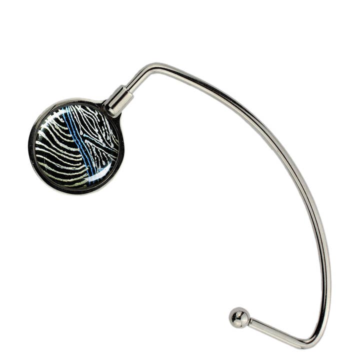 Aboriginal Handbag Hook Wendy Black and Blue - SD125W for wholesale by Mo Resin