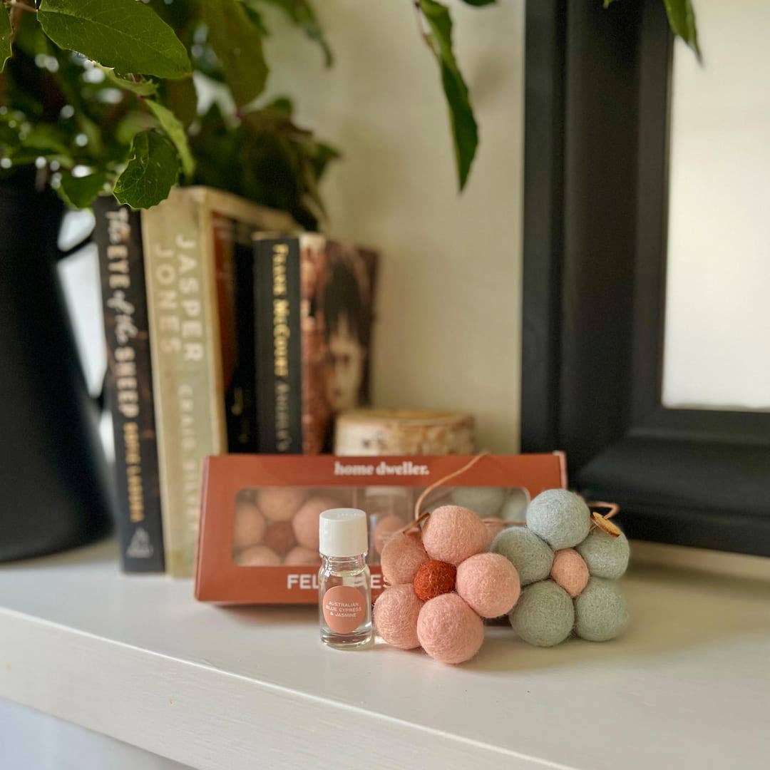 Home Dweller - Wholesale Air freshener - Felt Flower Fresheners - Blue Cypress & Jasmine8