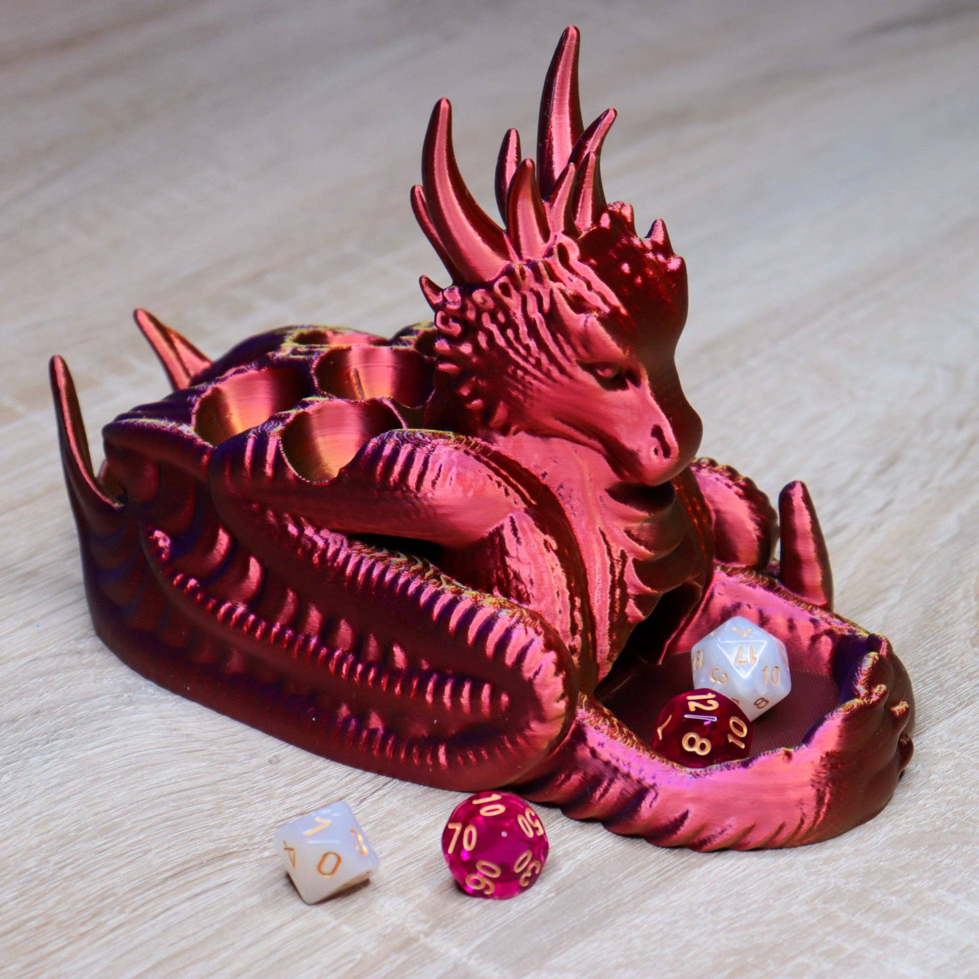 Der Krämer Factory - Wholesale Dice - Dice Tower Dragon | with Dice Compartments | for Tabletop Games4