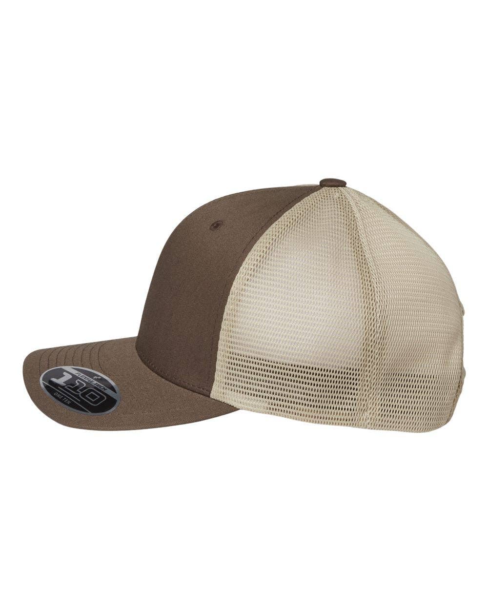 The Park Wholesale - Vente Casquette de camionneur – unisexe - Casquette Flexfit 110M 110® à dos en maille, casquette camionneur - 110M12