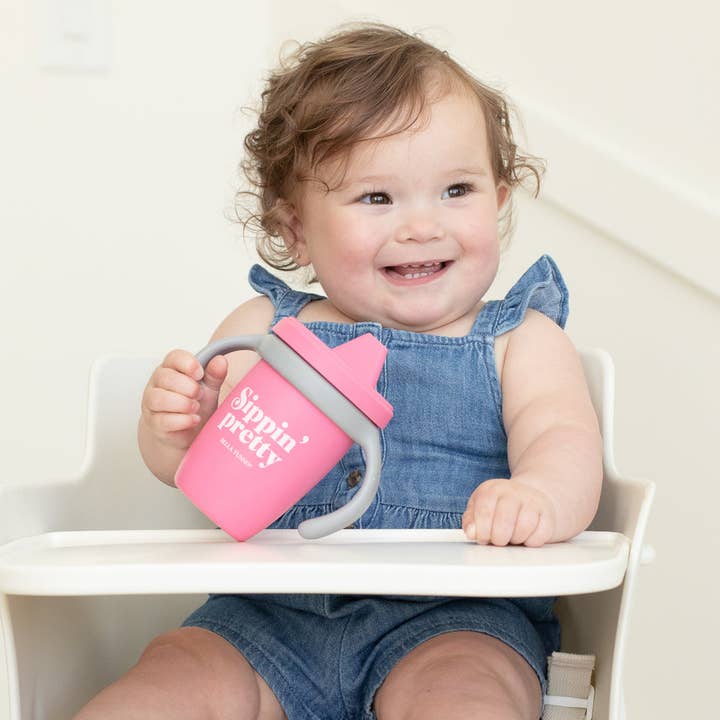 Bella Tunno - Wholesale Drinking Glass/Cup - Kids & Baby - Sippin Pretty Happy Sippy Cup