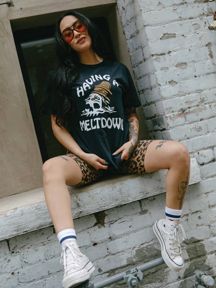 Pyknic - Wholesale Screen Printed T-Shirt - Women's - Having a Meltdown Tee
