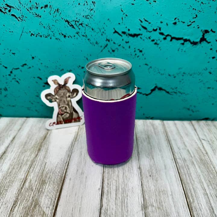 Crazy Heifers Wholesale - Vente Housses de boisson - Refroidisseurs de canettes en néoprène réguliers avec aimant - Unis3