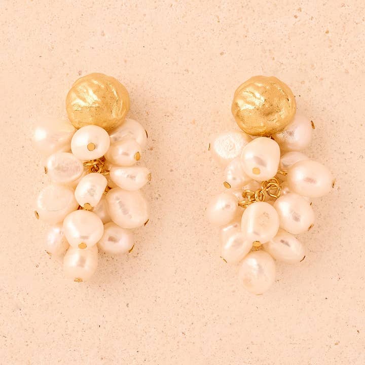 Agapée Jewelry - Wholesale Dangle Earrings - Grappa Earrings | Jewelry Gold Gift Waterproof0