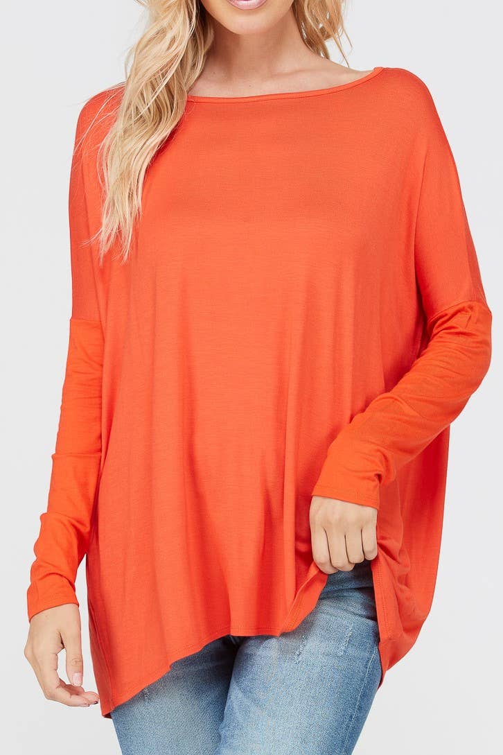 A.gain - Wholesale Tunic - Women's - 10130LP07 Heavy Weight Rayon Jersey Long Sleeve Plus Top9
