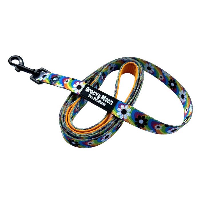 Flower Child Leash for wholesale by Groovy Moon Pet Products