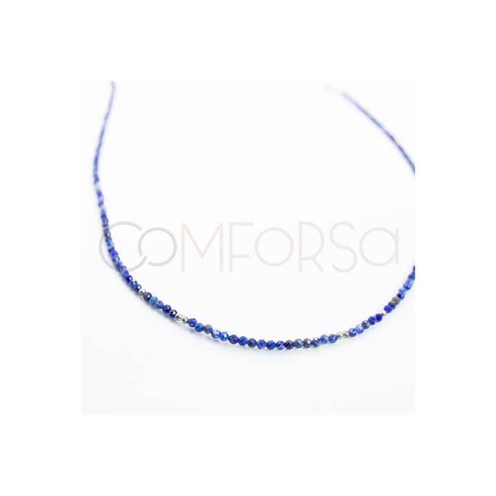 COM FORSA SL - Wholesale Beaded/Pearl Necklace - Sterling Silver 925 Lapis Lazuli Stones Choker2