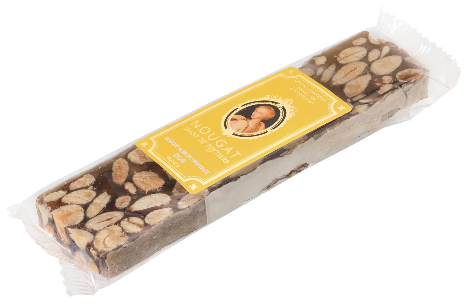 Nougat Diane De Poytiers - Wholesale Nougat - Black nougat from Provence Bar 100 g2
