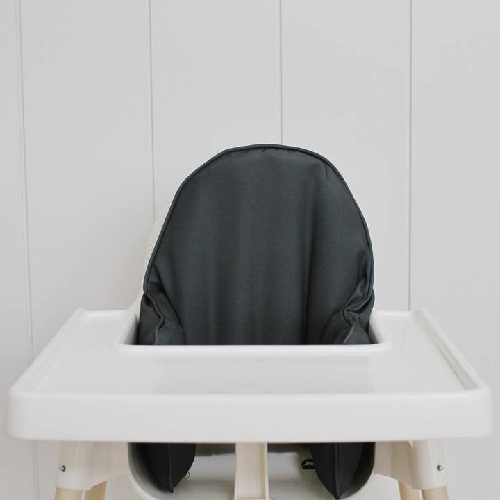 Gris Foncé | Housse de Coussin Chaise Haute Ikea Antilop pour la vente par Hallington Co