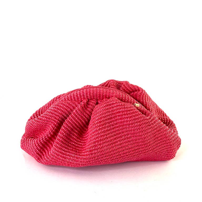 MILANO AMOUR - Vendita all'ingrosso Pochette - Donna - Maxi pochette Rochers in rafia con tracolla3