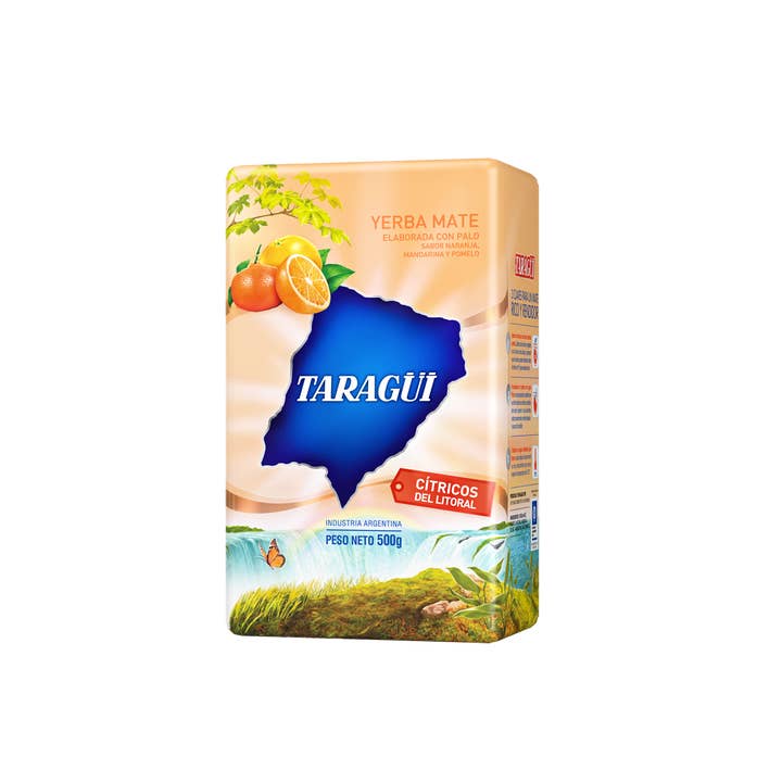 Premium Brand - Wholesale Health/Detox Tea - Taragui | Yerba Mate | Citrus from the Coast | 500 grams0