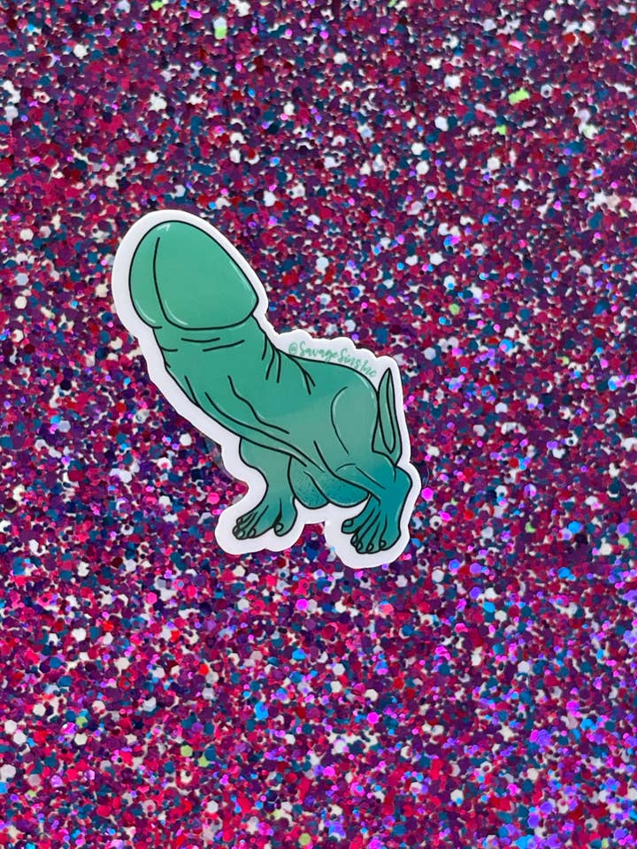 Aqua Dildino - Klistermærke for engroshandel hos Savage Sins