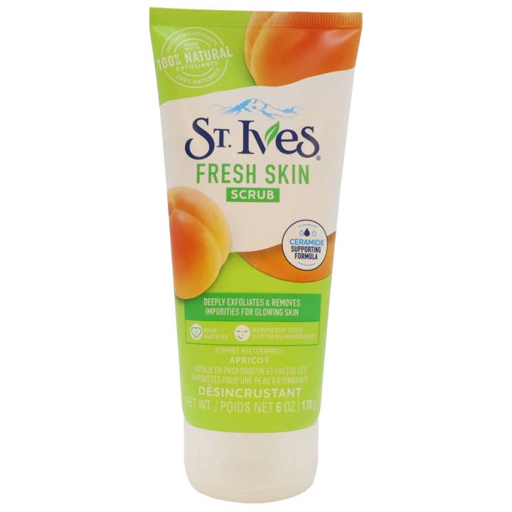St. Ives Fresh Skin Face Scrub Apricot, 6 Oz. for wholesale by KT Supply