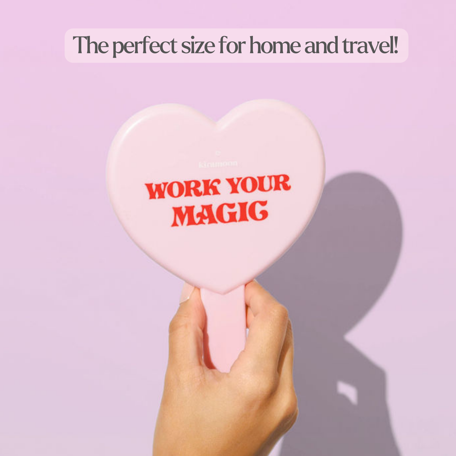 Kiramoon - Wholesale Compact Mirror - "Work Your Magic" Heart Mirror3
