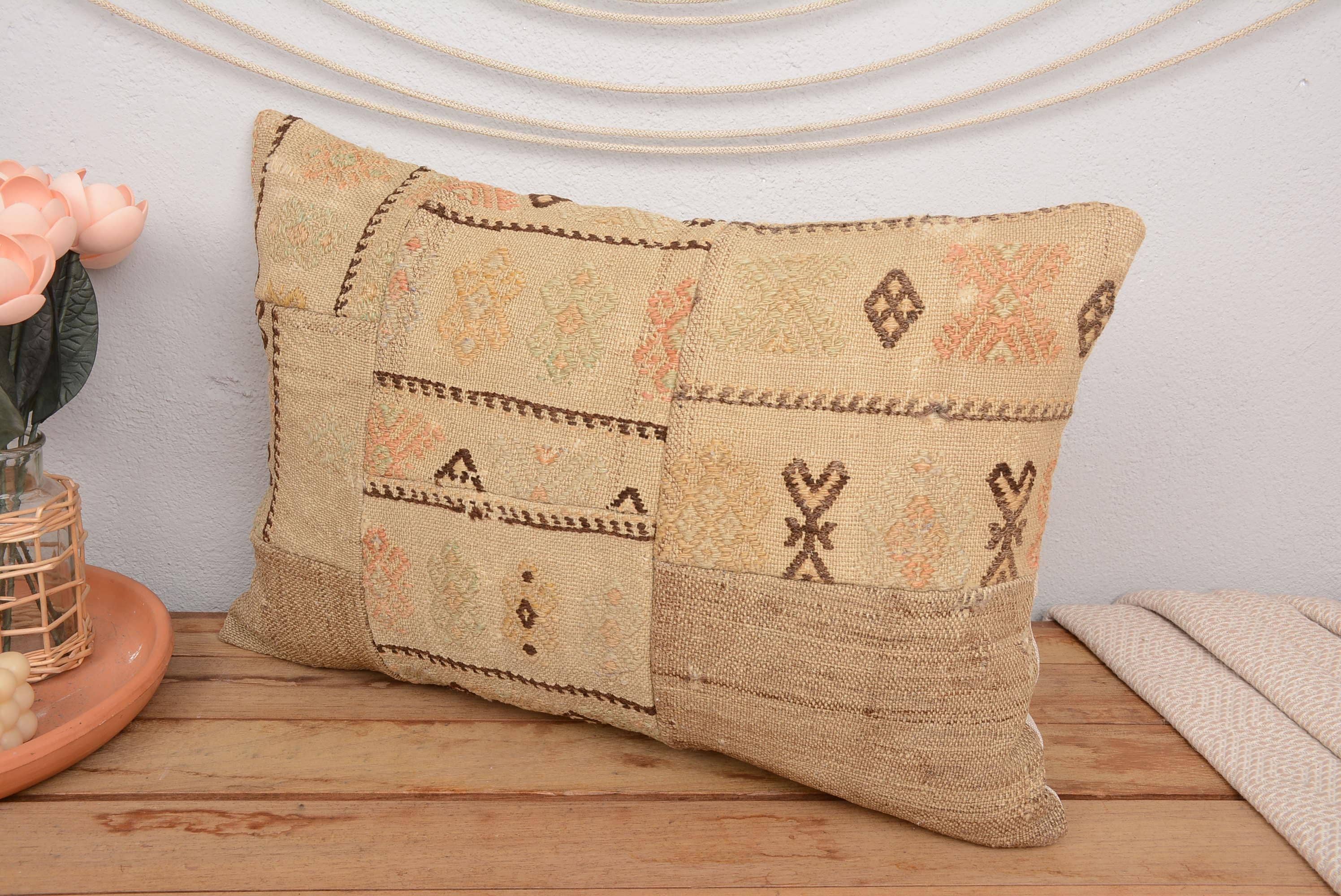 Kilim Pillow Decors - Wholesale Sierkussensloop - Turkse Kilim Sierkussenhoes 16x24 Patchwork Boho3