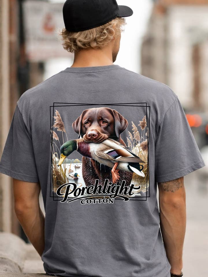 Porchlight Cotton Duck Dog CC Tee for wholesale by Ace of Grace