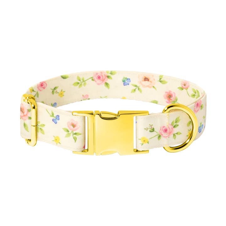 Rose Garden Dog Collar for wholesale by Pretty posh pups