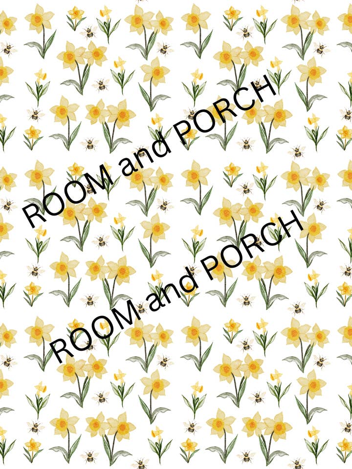 Blooming Daffodils - Hand/Tea Towel - Recycled Microfiber for wholesale by ROOM and PORCH