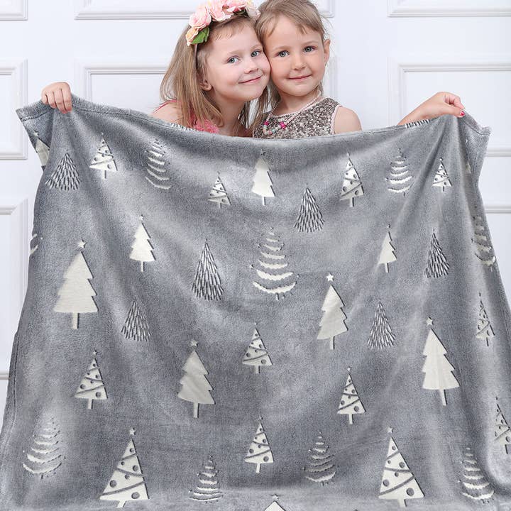 Pavilia – wholesale Prydnadsfilt – Glöd i den mörka fleecekastfilten14