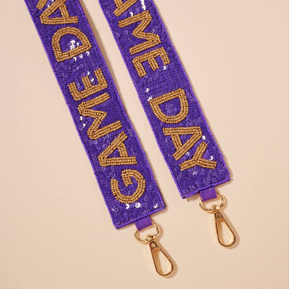 Frem - Wholesale Bag Strap - Women's - Handmade Seed Bead “Game Day” Bag Strap – Adjustable Crossbody10