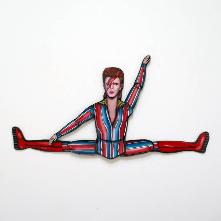 THE PAPER IDOLL - Vendita all'ingrosso Calamite - Bambola o set con magnete articolato David Bowie | Rockstar britannica5
