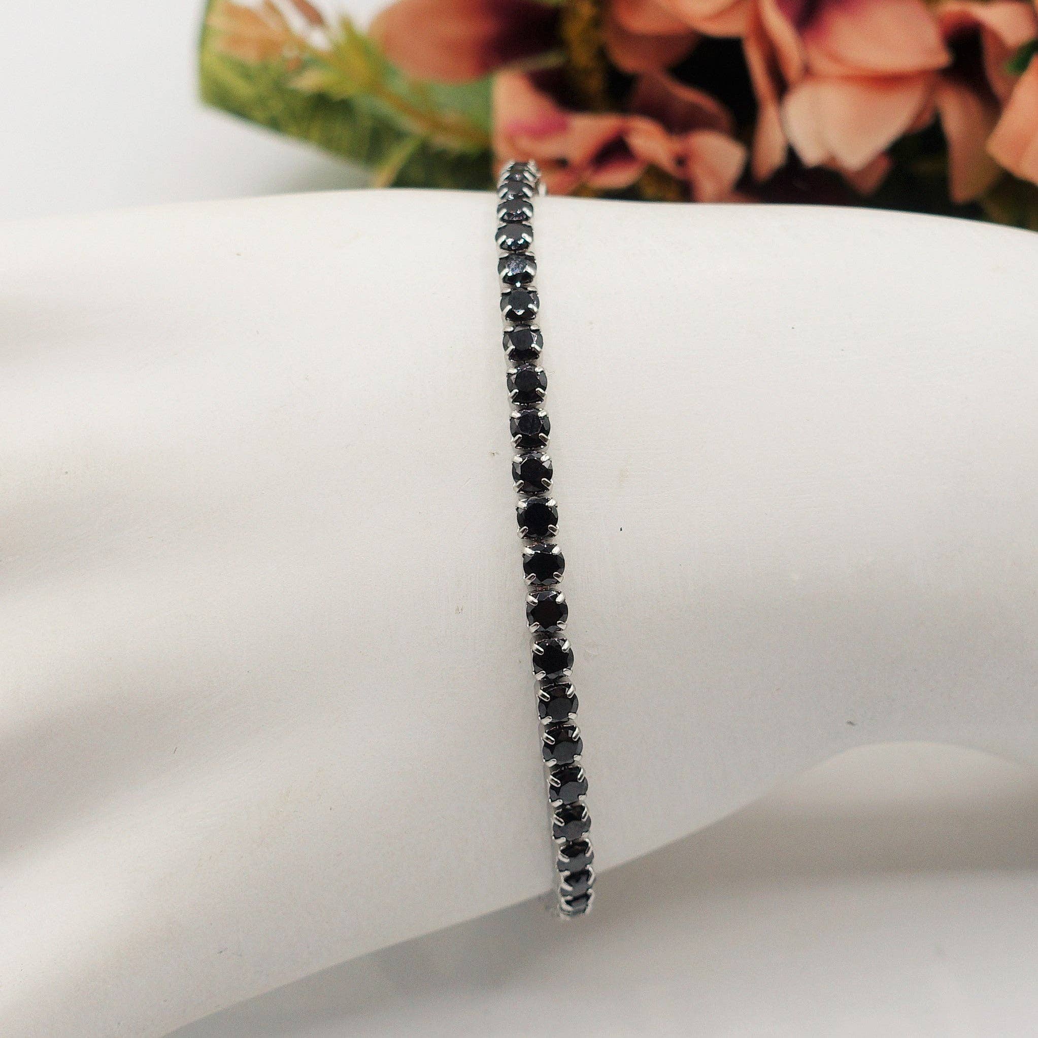 Daemon srls - Wholesale Tennisarmbanden - ALICIA ~ Tennisarmband van roestvrij staal met cubic zirconia16