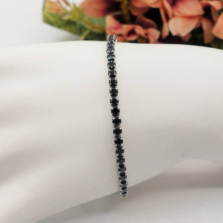 Daemon srls – Pulseira de ténis por atacado – ALICIA - Pulseira tennis de aço inoxidável com zircônia cúbica16