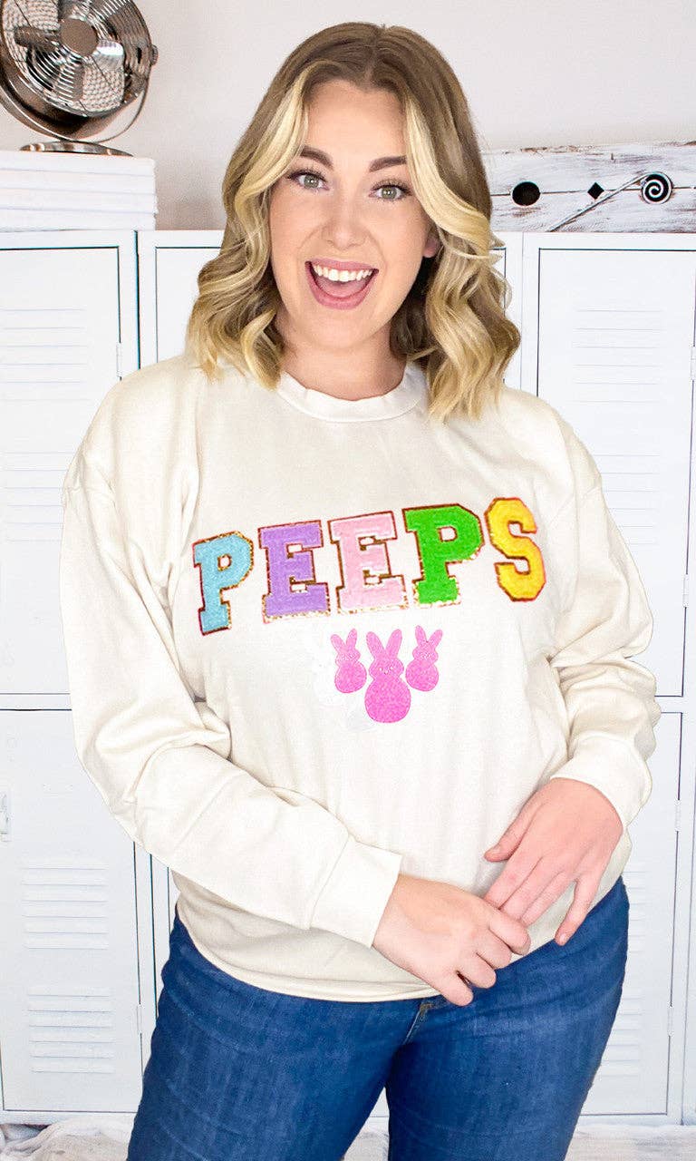 Sugar Stitch - Wholesale Sweatshirt - Women's - Peeps Ideal Chenille Sweatshirt8
