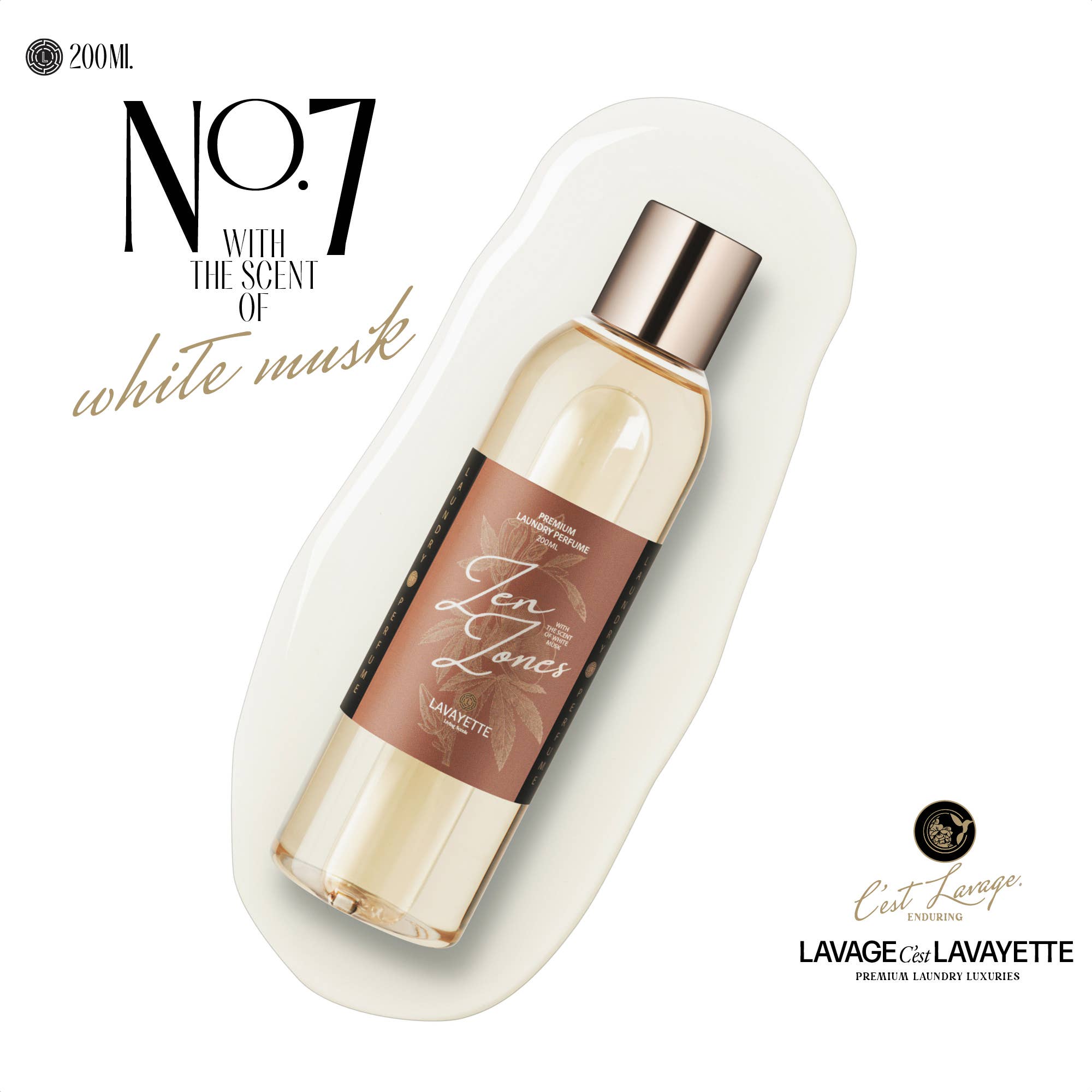 Lavayette - Wholesale Geurversterker/geurbooster - NIEUW Premium Wasparfum Zen Zones 200ml4