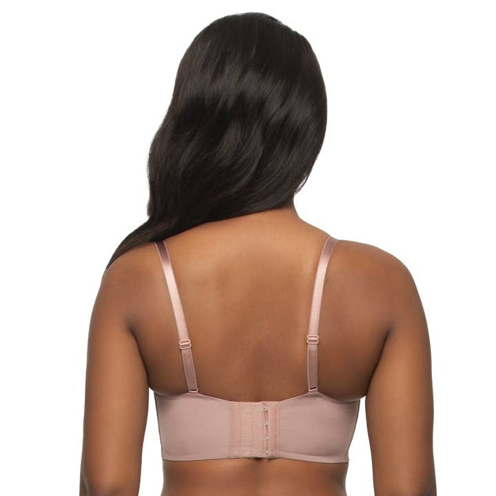 Siren Demi U-Wire Longline Bra - Rose Tan Shimmer for wholesale on Faire1