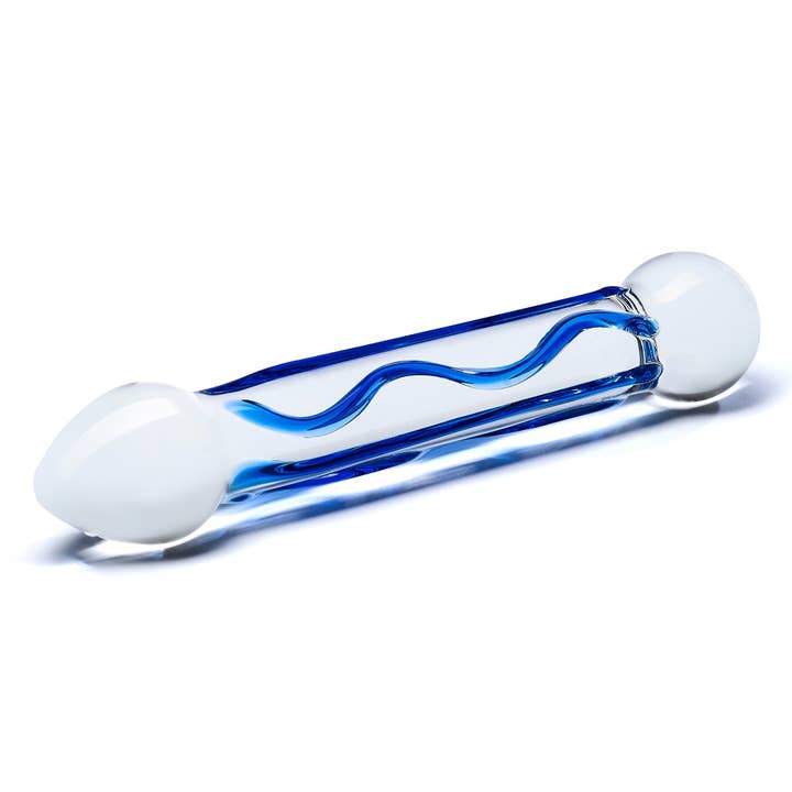 Lux Fetish Store – wholesale Sex toy – 6.5" Full Tip Textured Glass Dildo