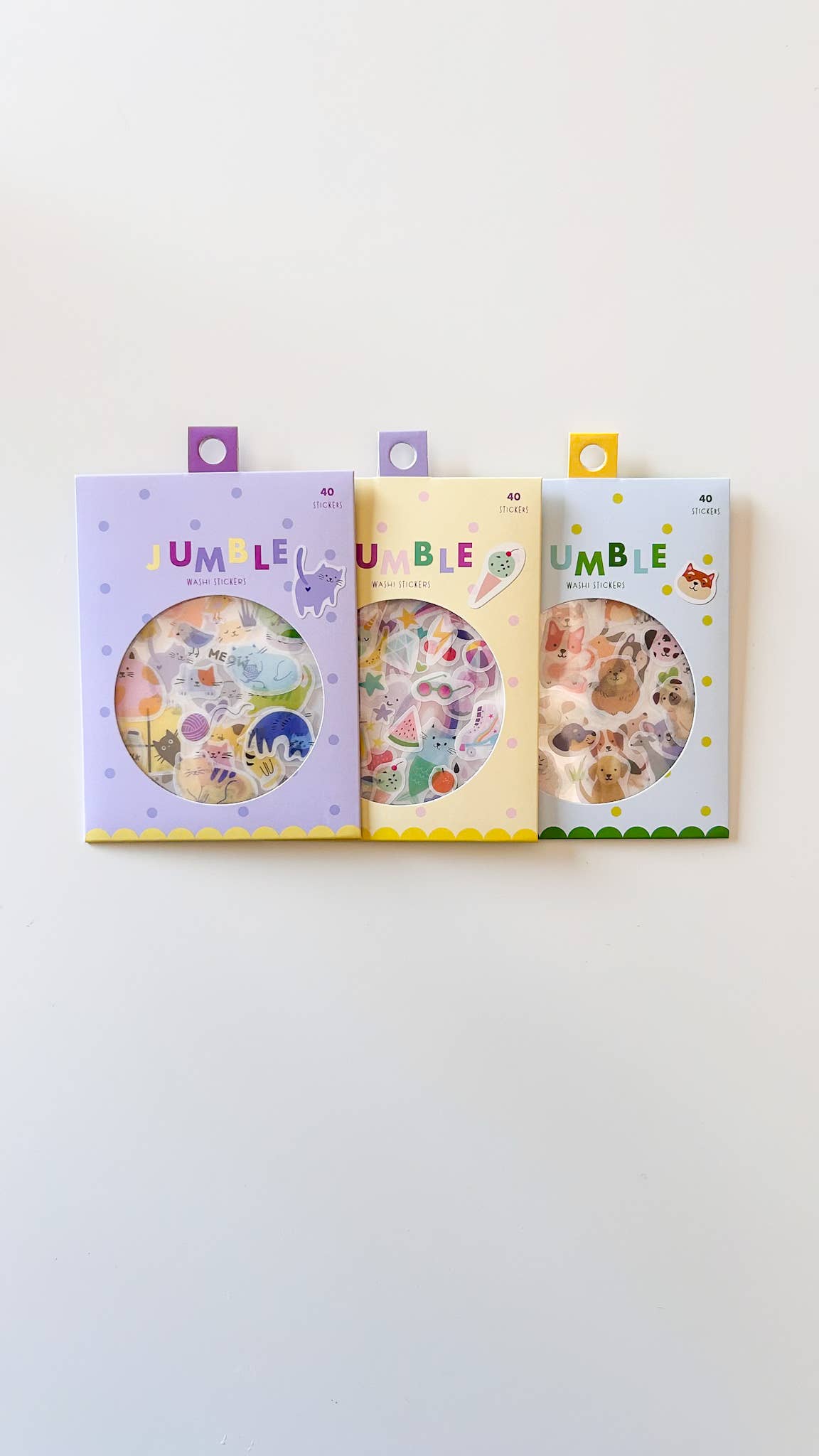 Girl of All Work - Wholesale Sticker - Dogs Jumble Washi Stickers2