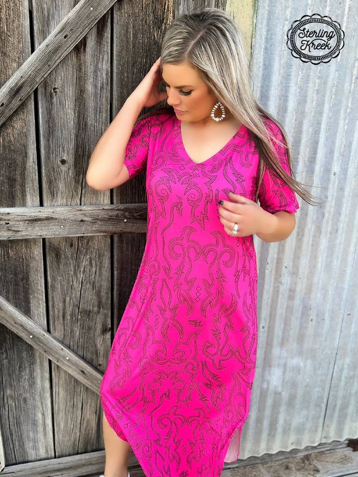 Sterling Kreek - Venta al por mayor Vestido - Mujer - VESTIDO LARGO DE COWGIRLS LIKE US0