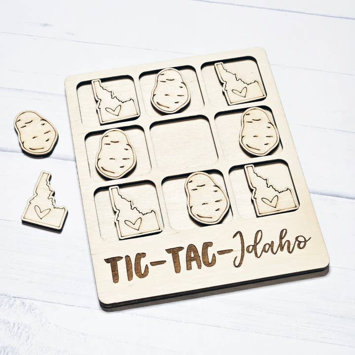 The Trendy Traveler – Engroshandel Brætspil – Idaho Kartoffel Tic-Tac-Toe-spil