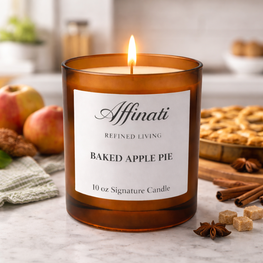Affinati - Wholesale Jar/Filled Candle - Baked Apple Pie Signature Candle2