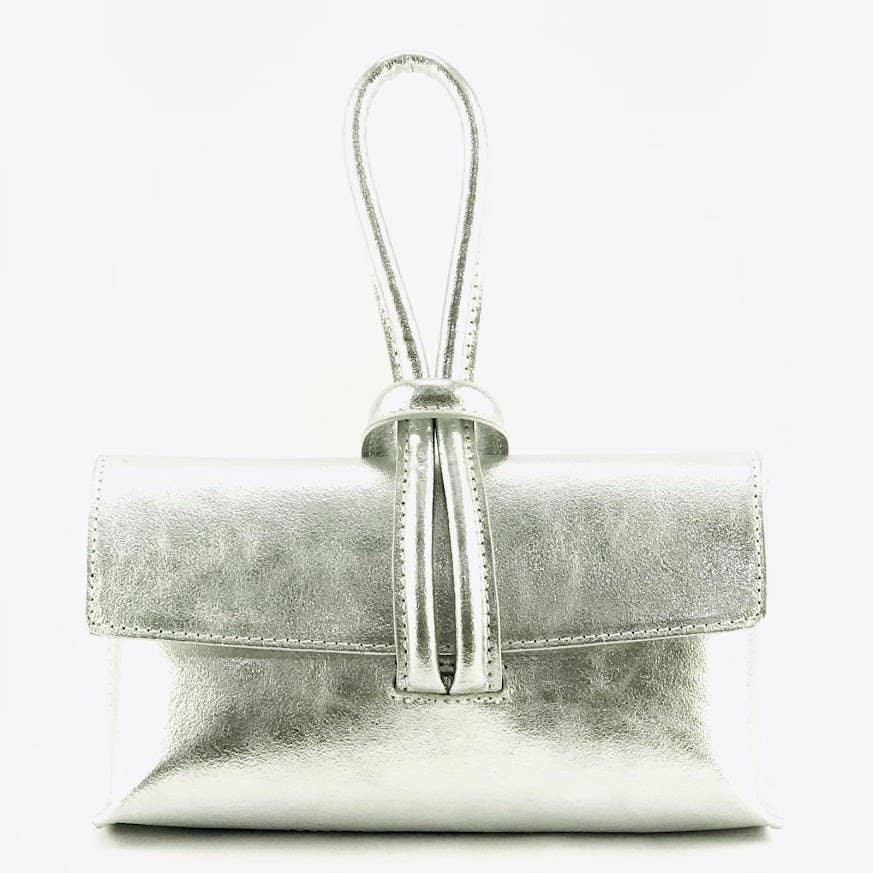 MILANO AMOUR - Vendita all'ingrosso Pochette - Donna - POCHETTE MICHELLE LAMINATO CON NODO17