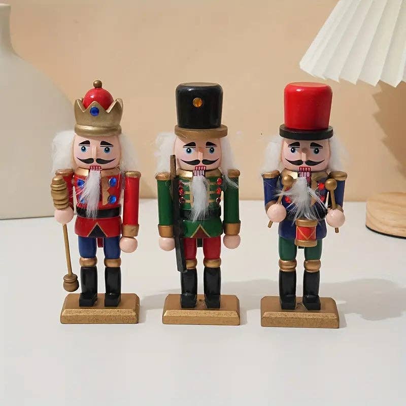Huis Van Merken - Wholesale Holiday Nutcracker - Wooden Nutcracker Set - Classic Christmas Figurines Decor Gift3