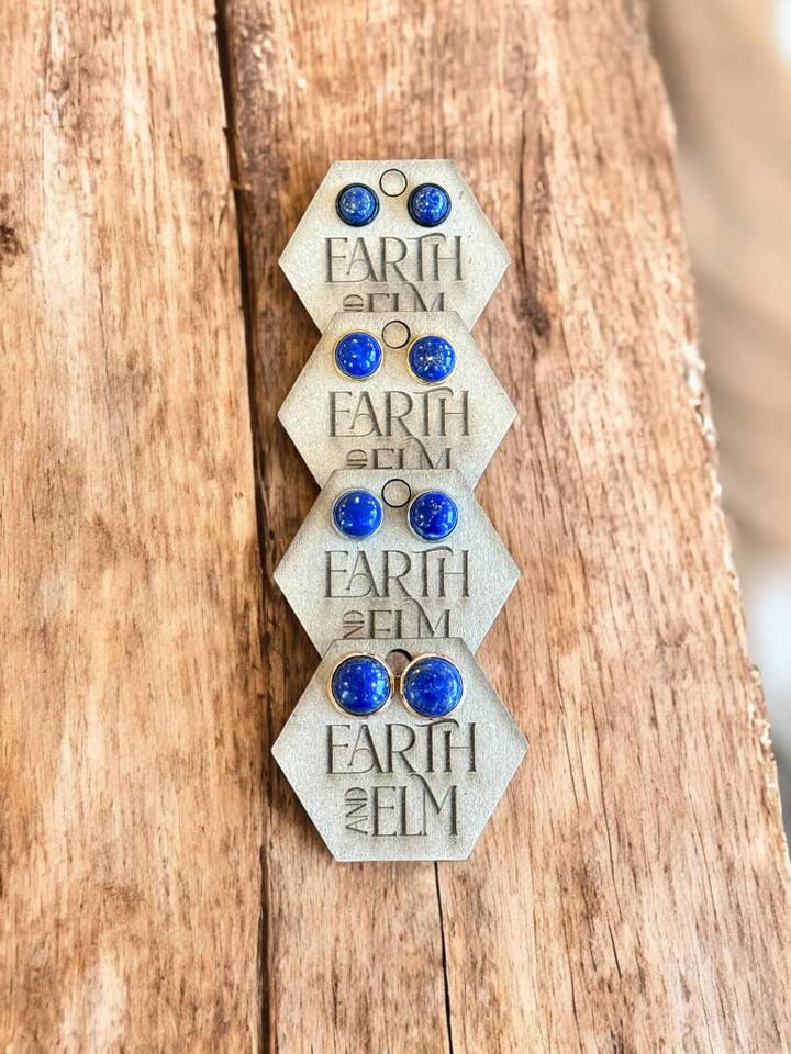 Lapis Lazuli in Metal Settings for wholesale by Earth & Elm