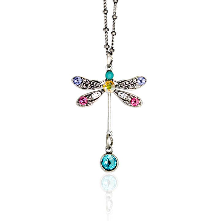 Colar de libélula de cristal Soraya por atacado de Anne Koplik Designs, Inc.